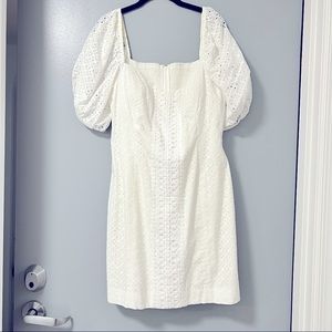 Lilly Pulitzer White Eyelet Shift Dress